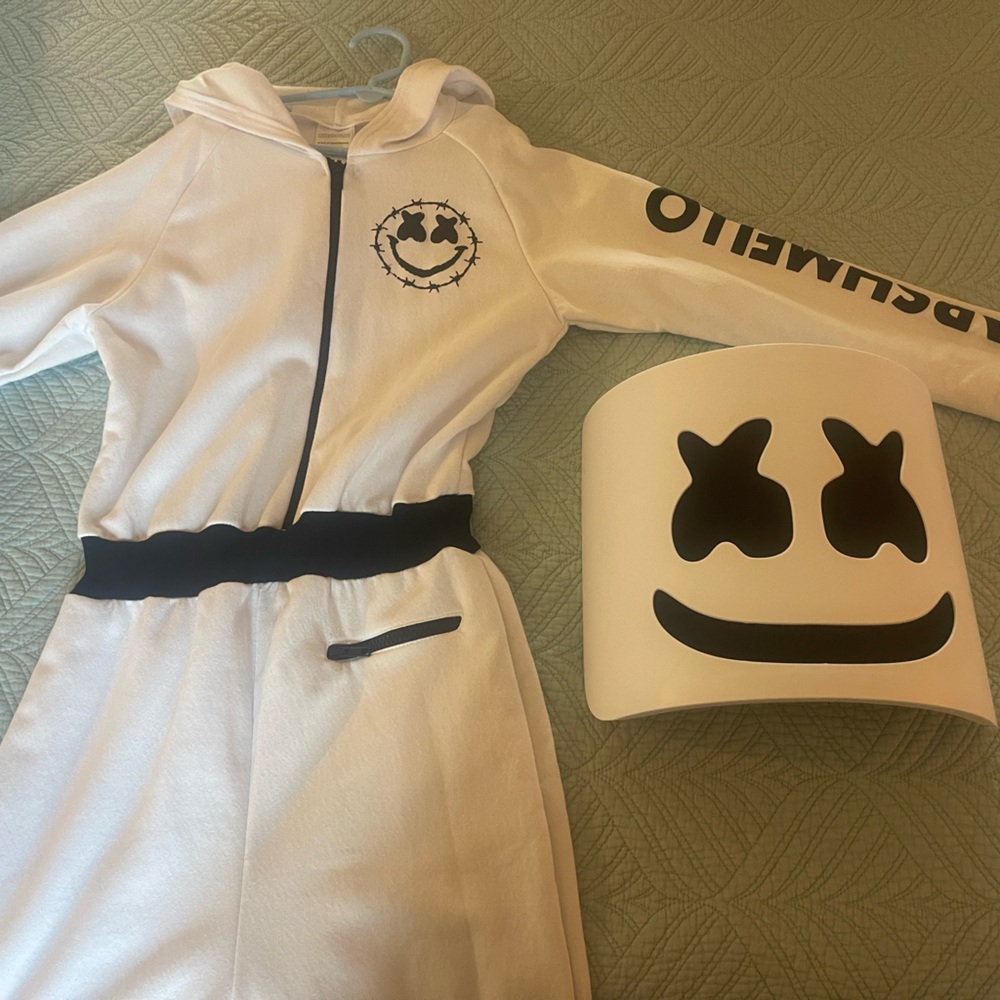 BOYS size L Marshmello Costume